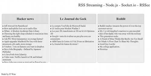 RSS Reader with Node.JS