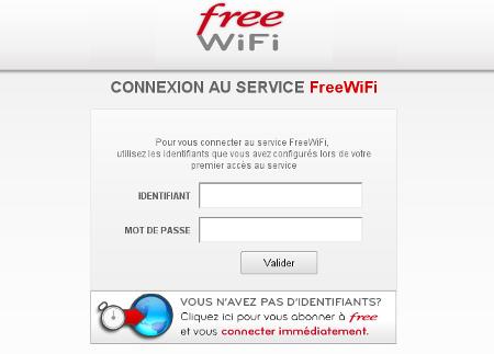 Connexion Free