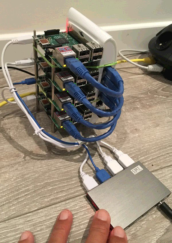 cluster docker swarm raspberryPi